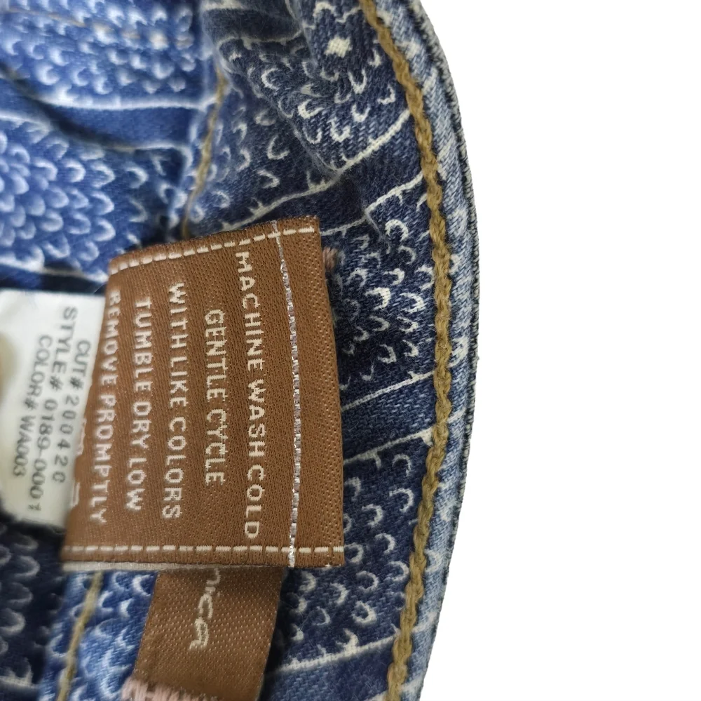 PAIGE Santa Monica Cropped Jeans Sz 25 - Picture 6 of 6